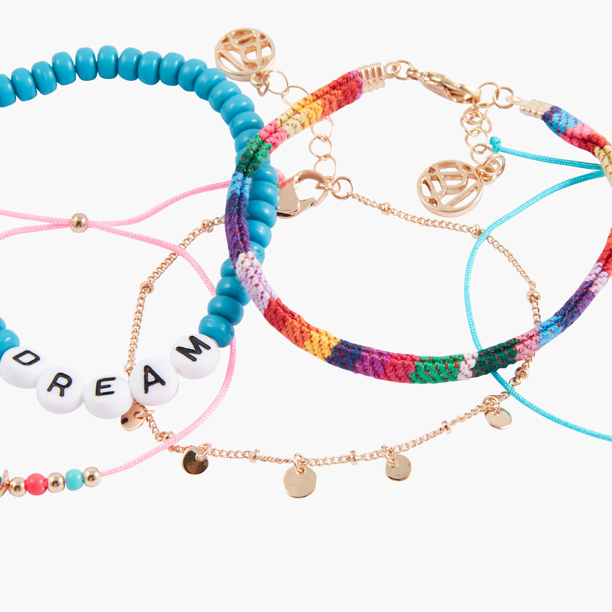 Set de 5 bracelets multicolore Rio