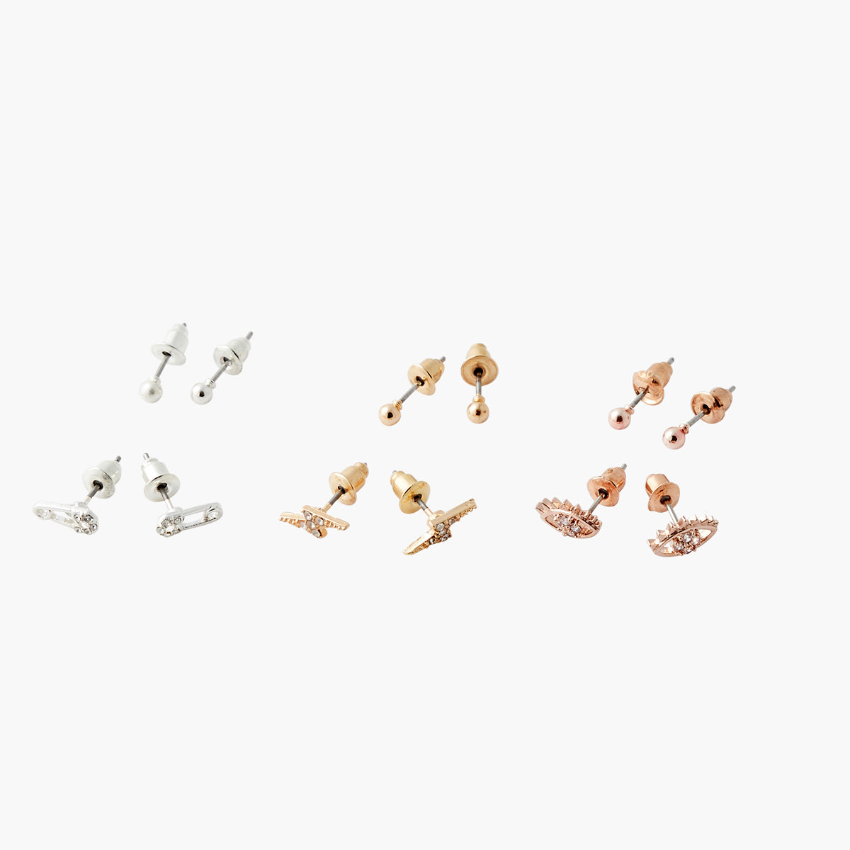 Set de puces d'oreilles multicolore Neo Precious