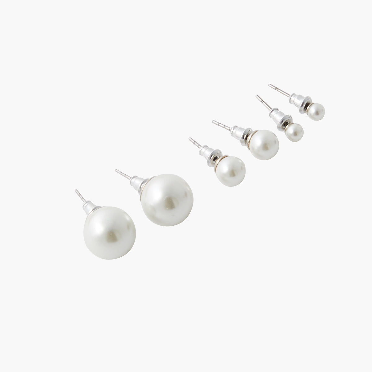 Set de puces d'oreilles perles d'imitation New pearl