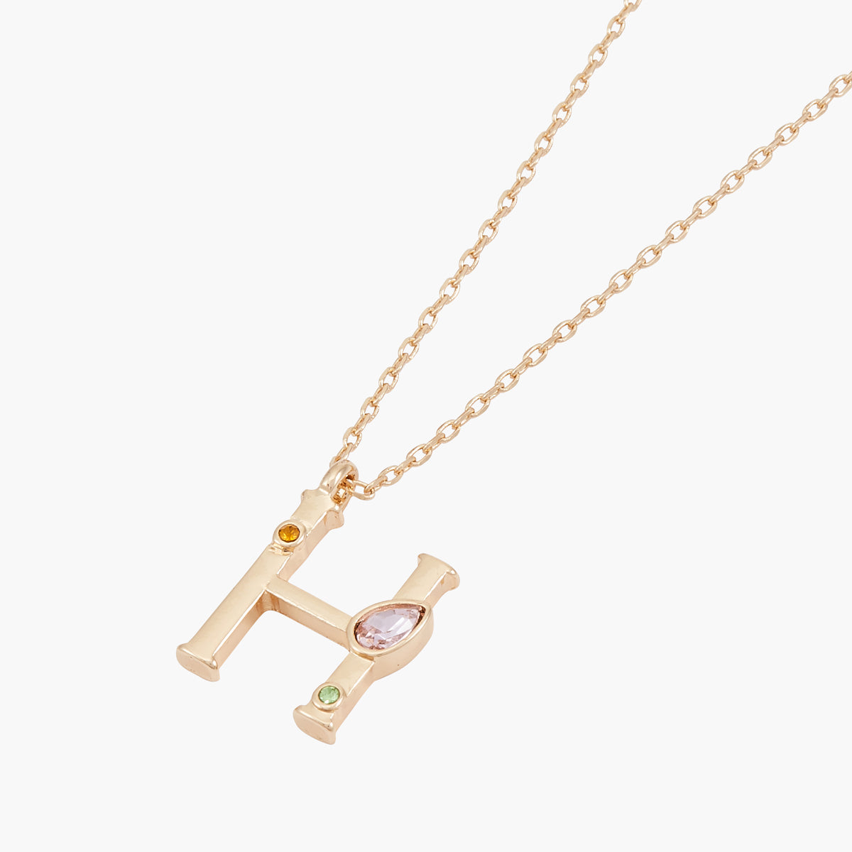 Collier H multicolore Alphabet