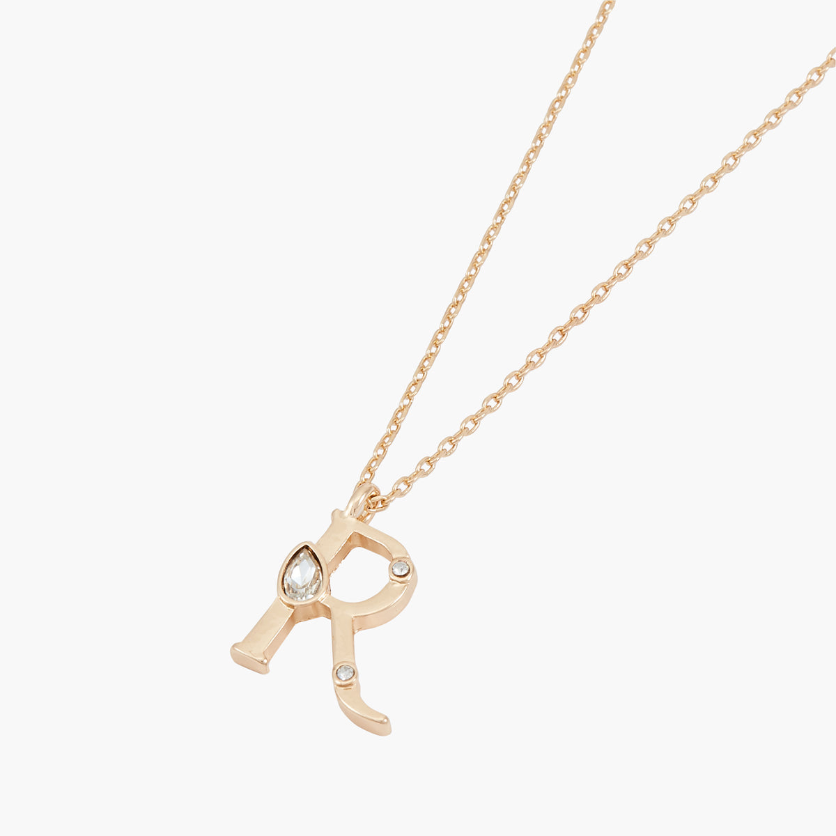 Collier R strass Alphabet