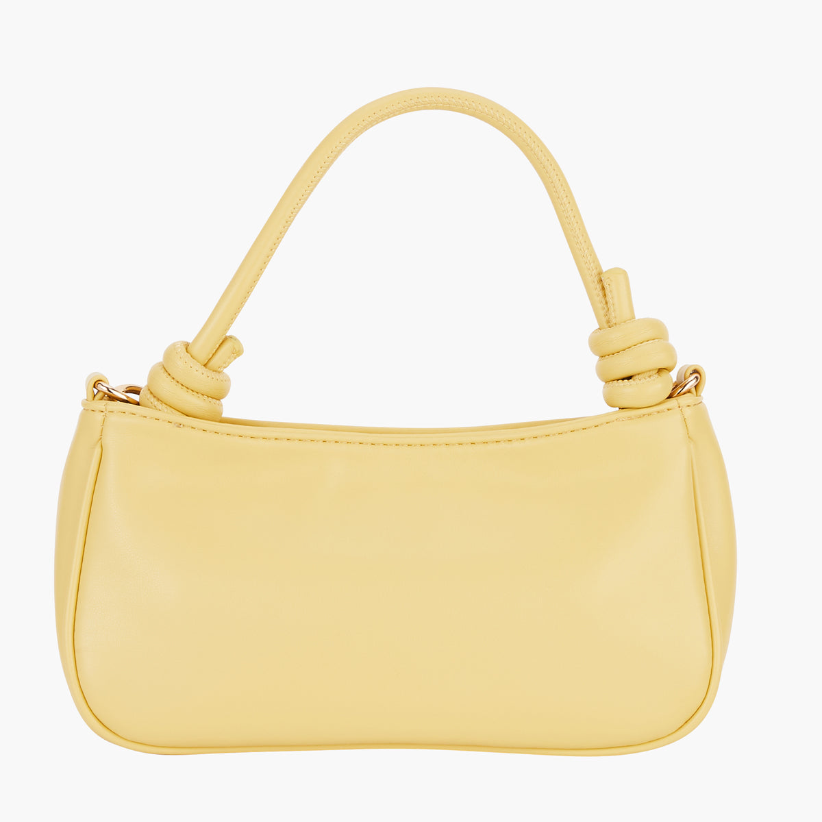 Sac baguette matelassé jaune