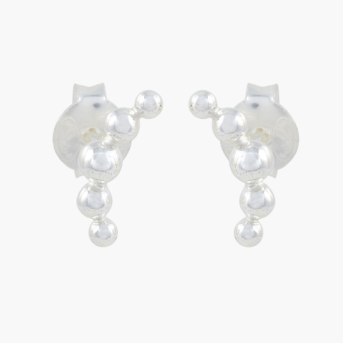 Puces d'oreilles boules Argent Garanti