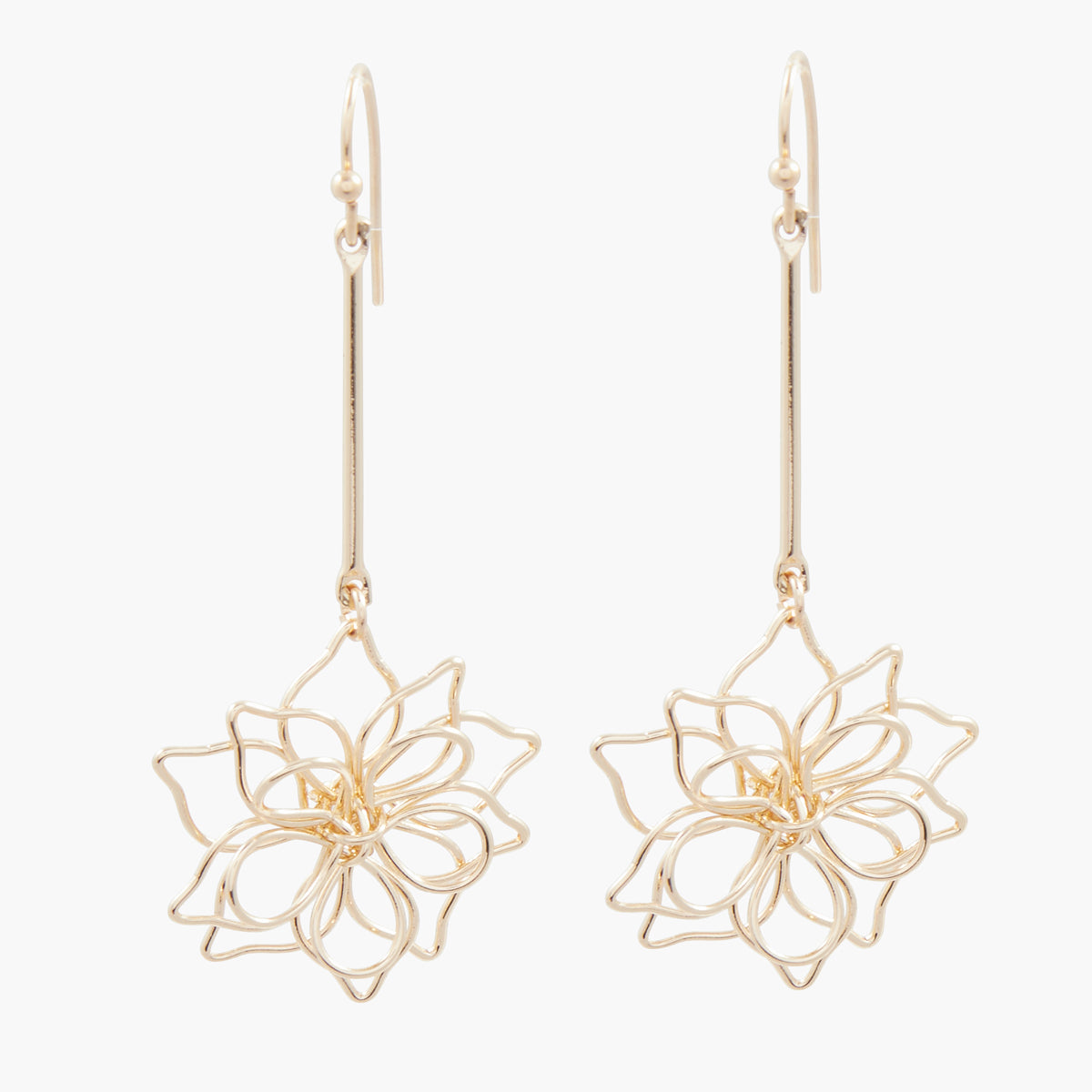 Boucles d'oreilles fleurs