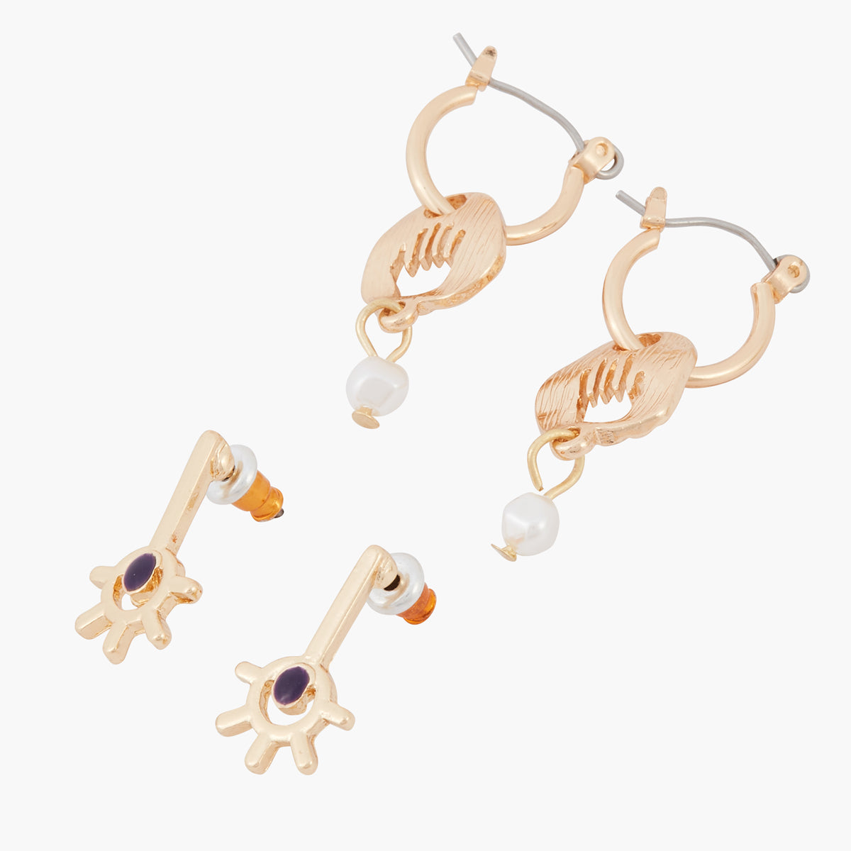 Set de Boucles d'oreilles Capsule