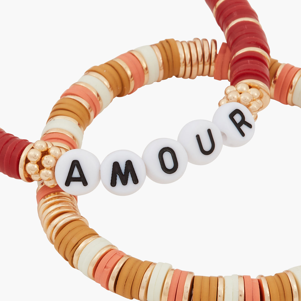 Set de 2 bracelets heishi Amour It Touch