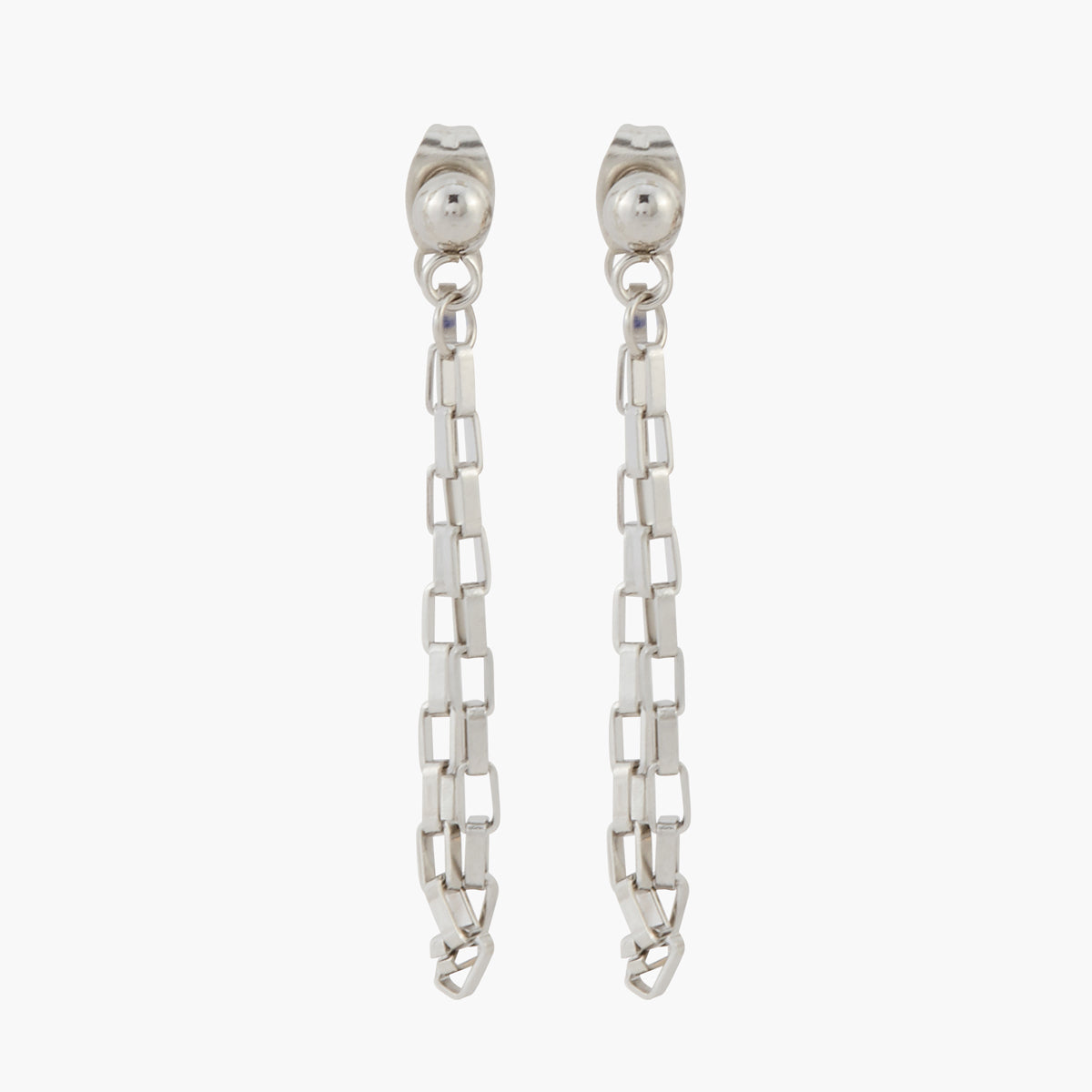 Boucles d'oreilles chaine Acier Inoxydable