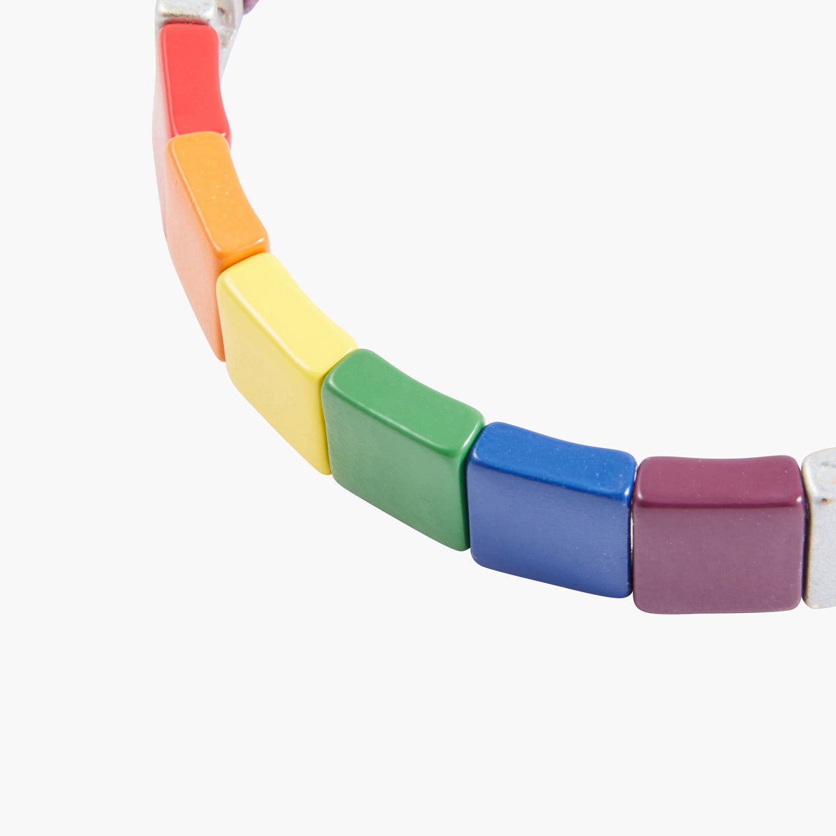 Bracelet élastique multicolore