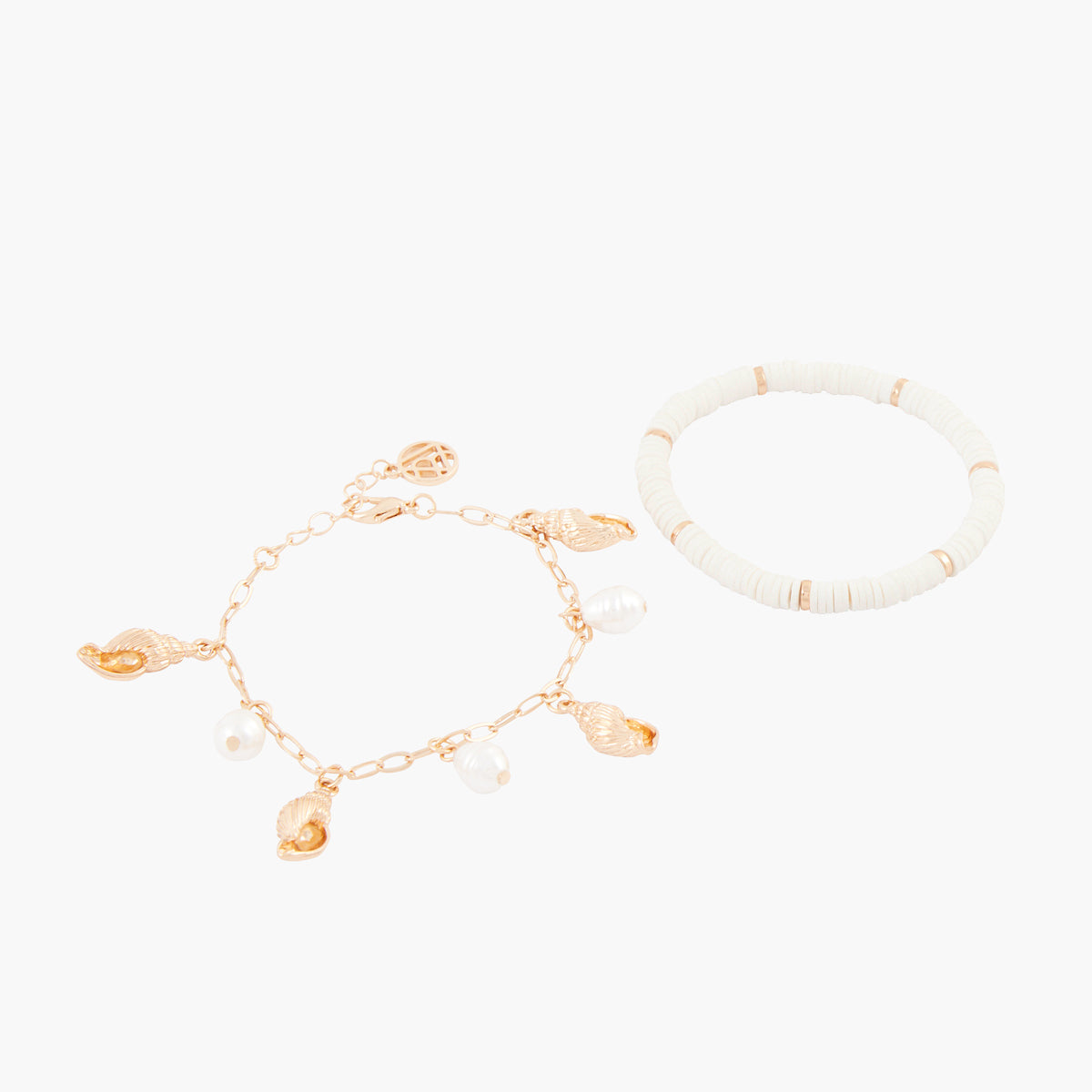 Set de 2 bracelets coquillages