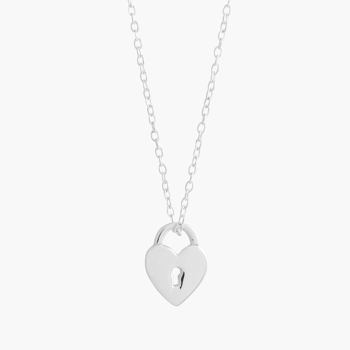 Collier coeur cadenas Argent Garanti