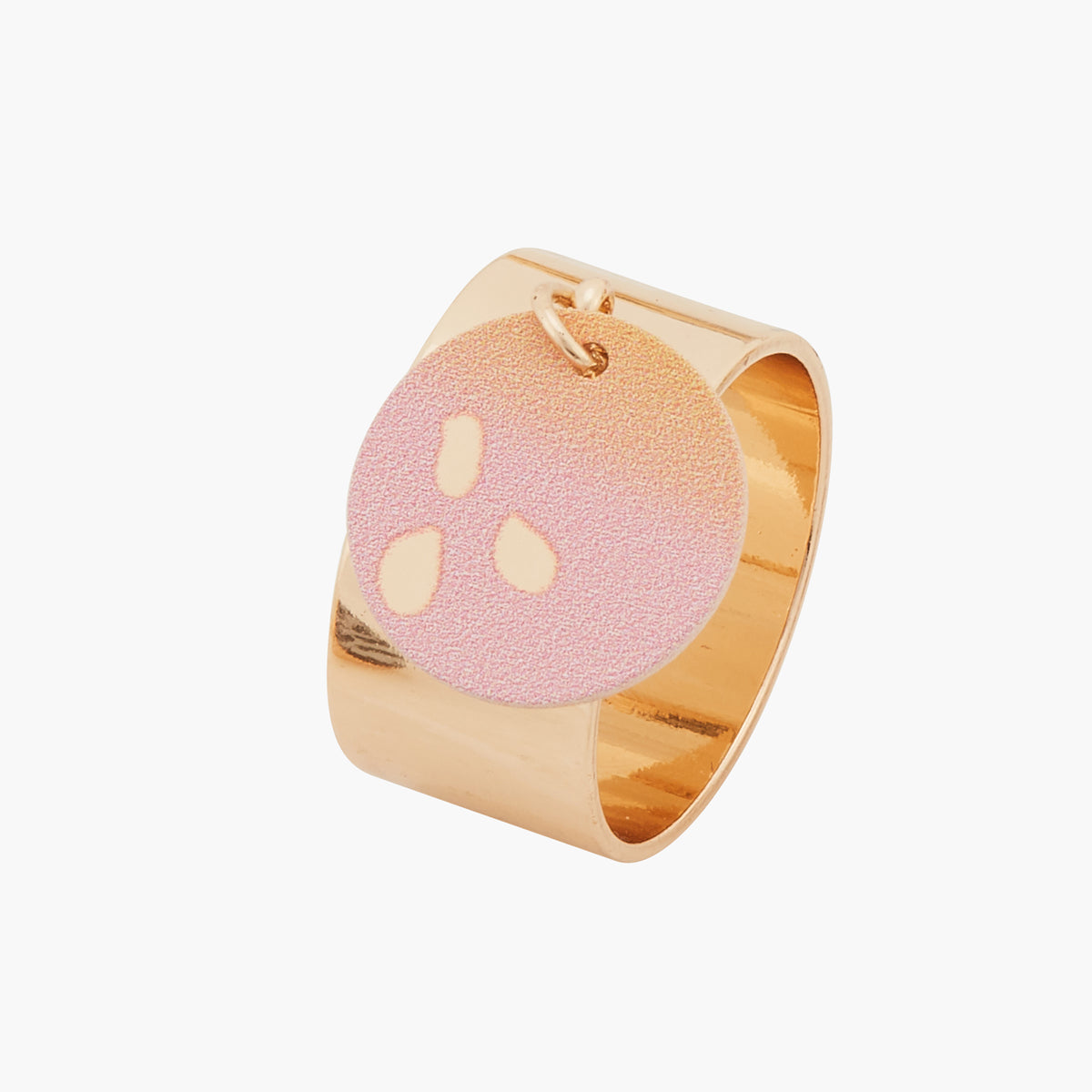 Bague médaille imprimée Sunset Sands