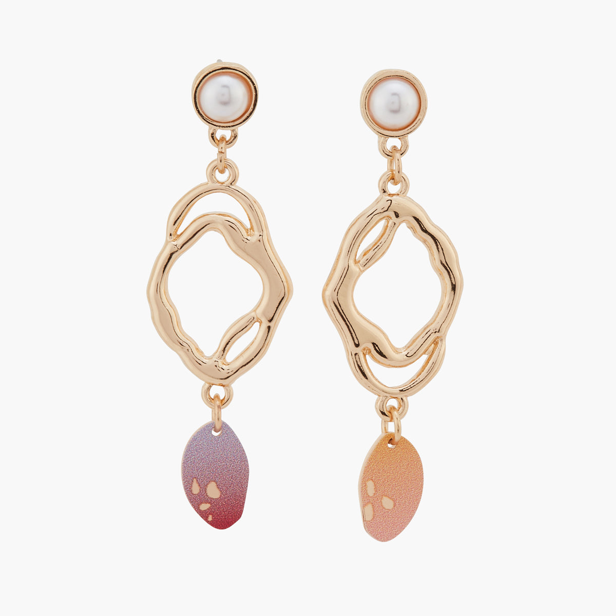 Boucles d'oreilles pendants fantaisie Sunset Sands