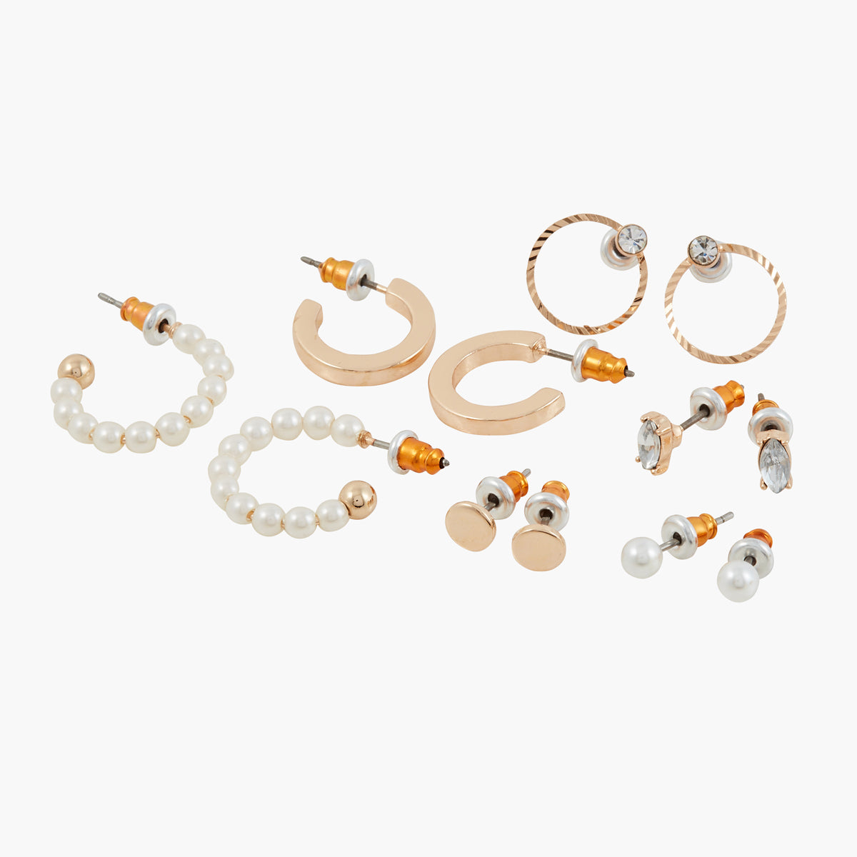 Set de 6 paires de boucles d'oreilles