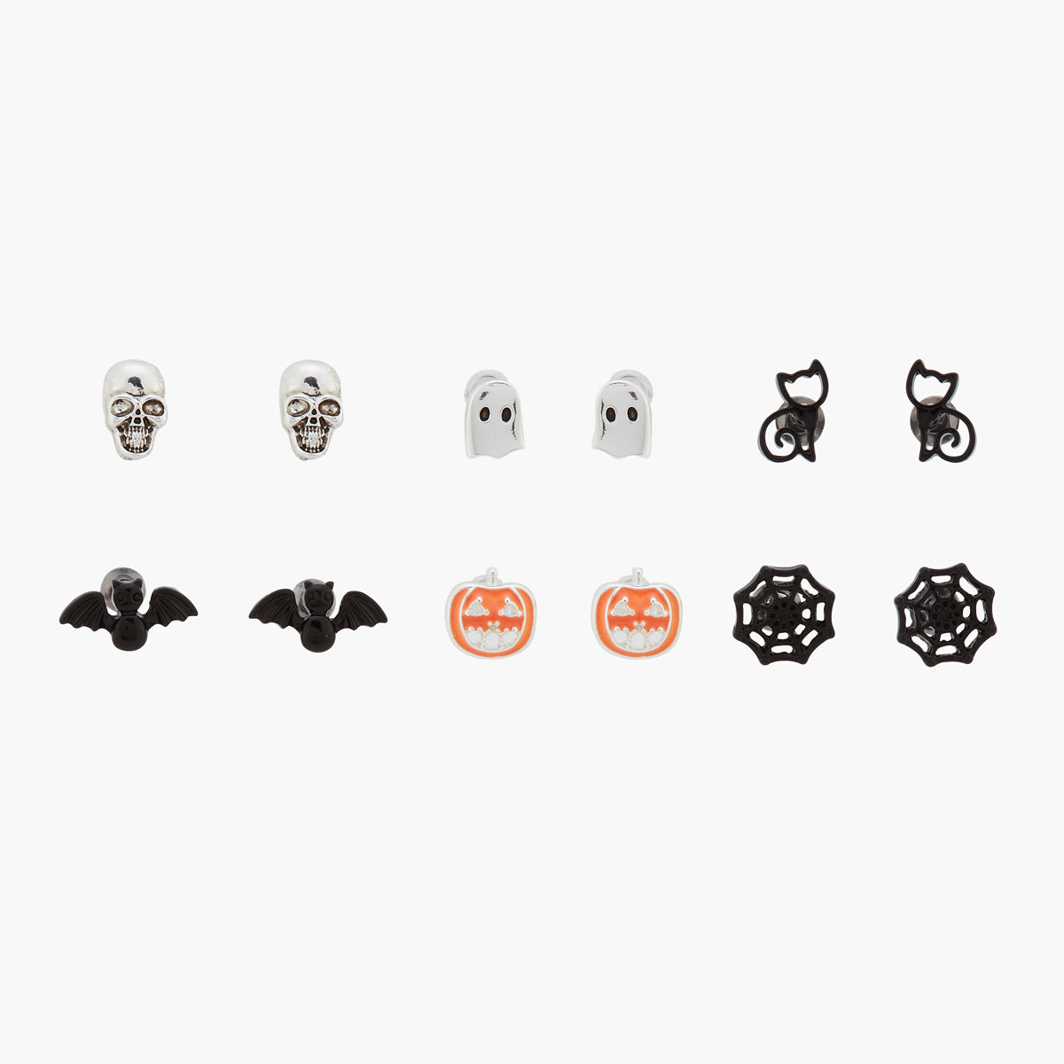 Set de 6 puces d'oreilles Halloween