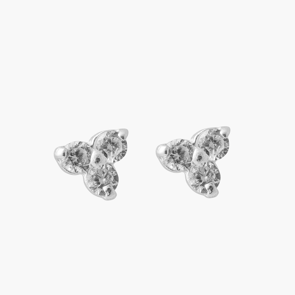 Puces d'oreilles pyramide Argent Garanti