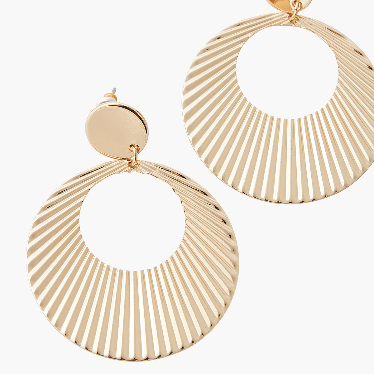 Boucles d'oreilles pendants texturés Gold Coast