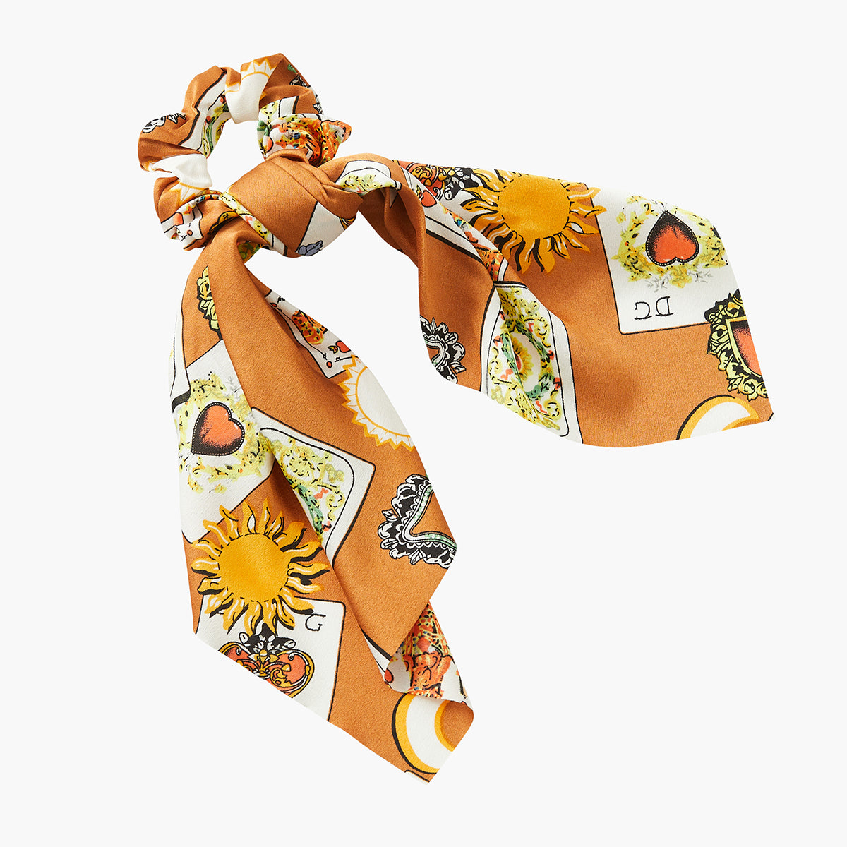 Chouchou foulard imprimé