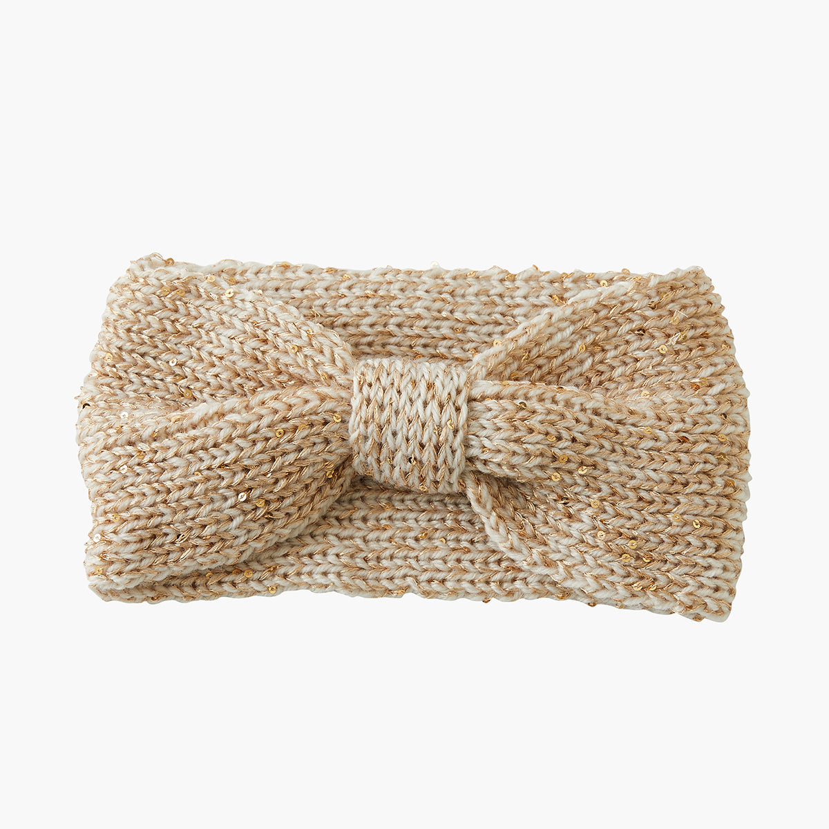 Bandeau blanc à sequins