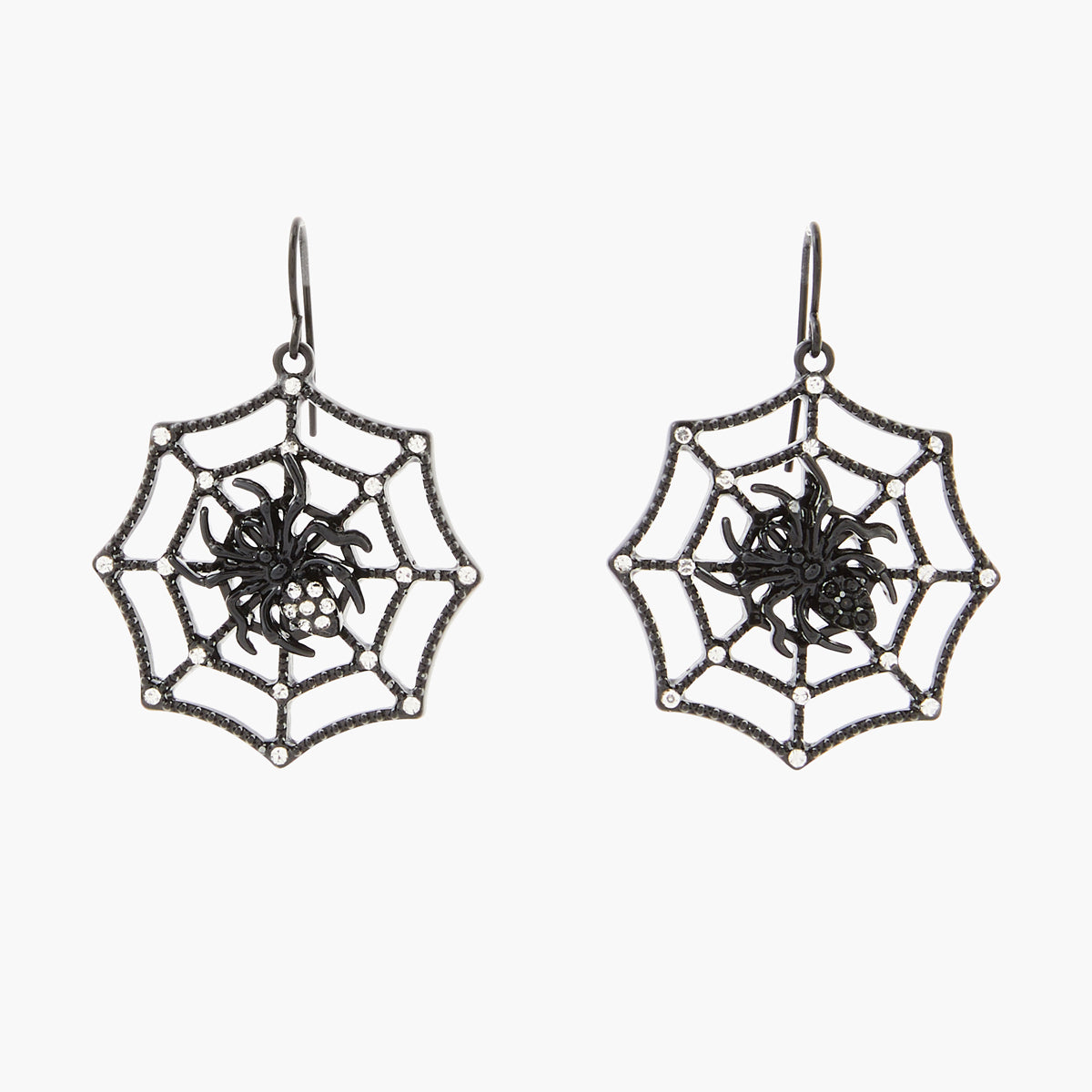 Boucles d'oreilles toile d'araignée Halloween