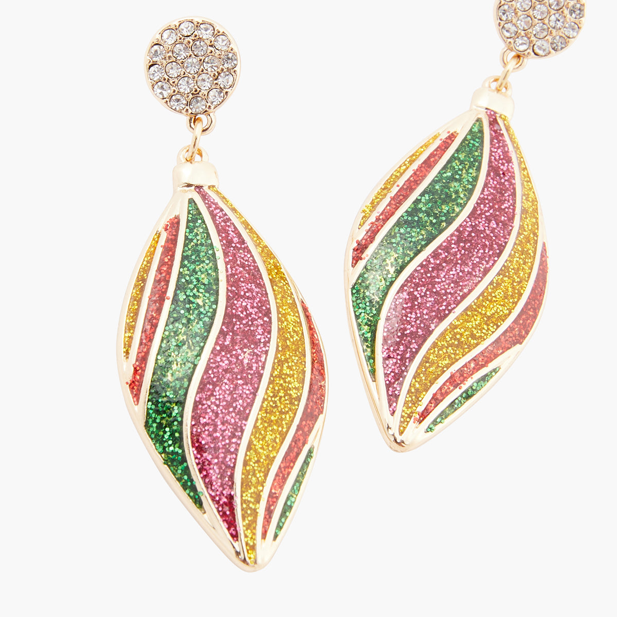 Boucles d'oreilles multicolores Xmas Party