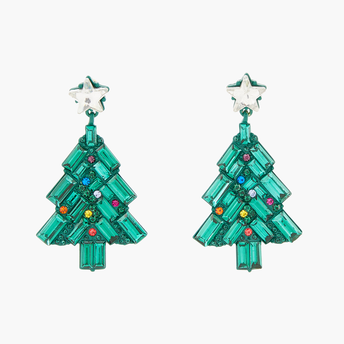 Boucles d'oreilles Noël sapin