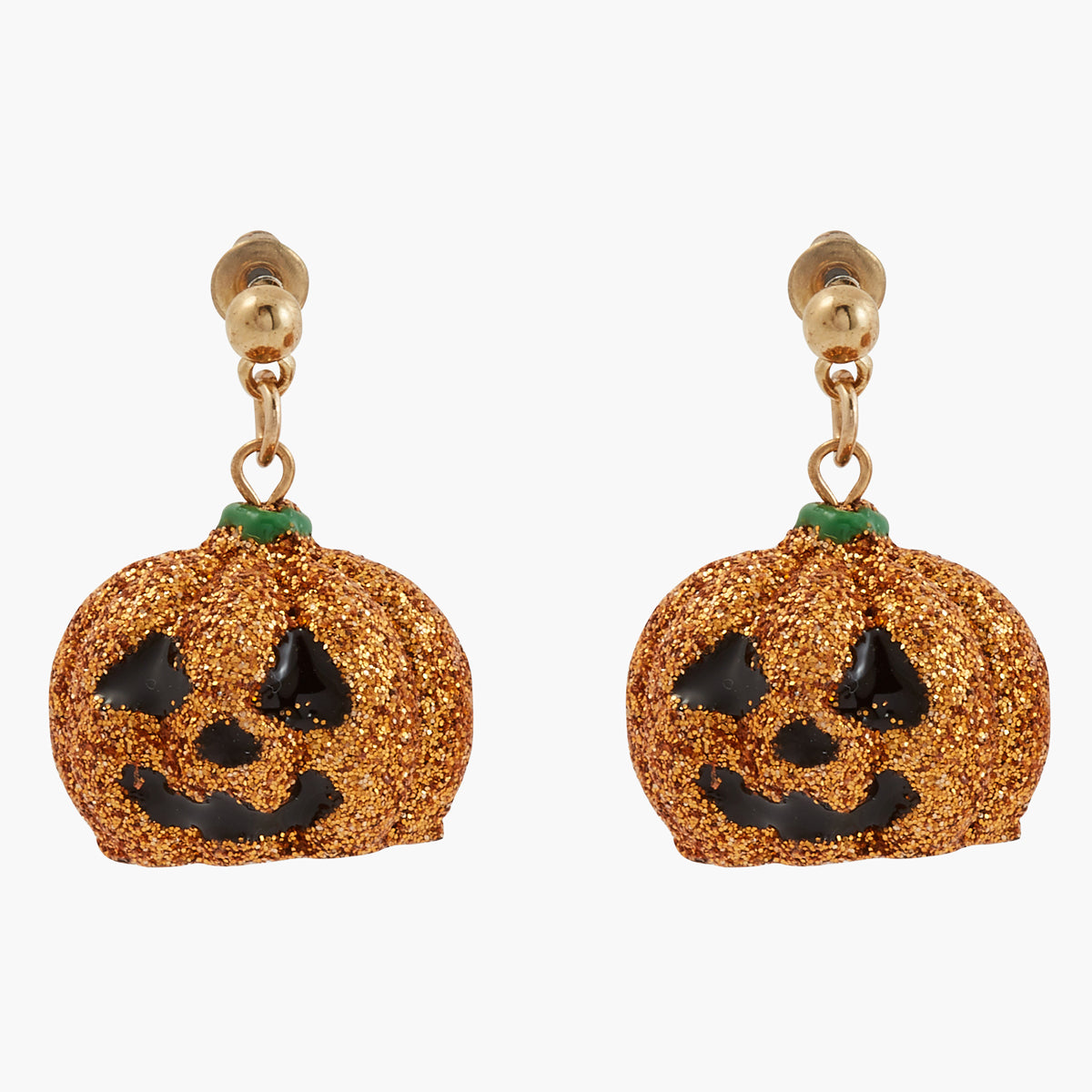 Boucles d'oreilles citrouille Halloween