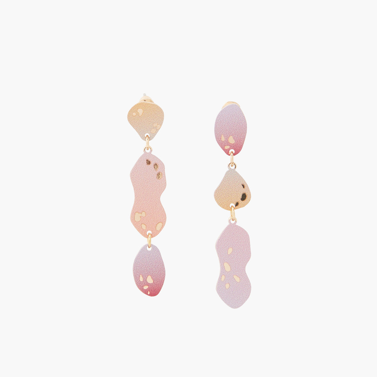 Boucles d'oreilles asymétriques Sunset Sands