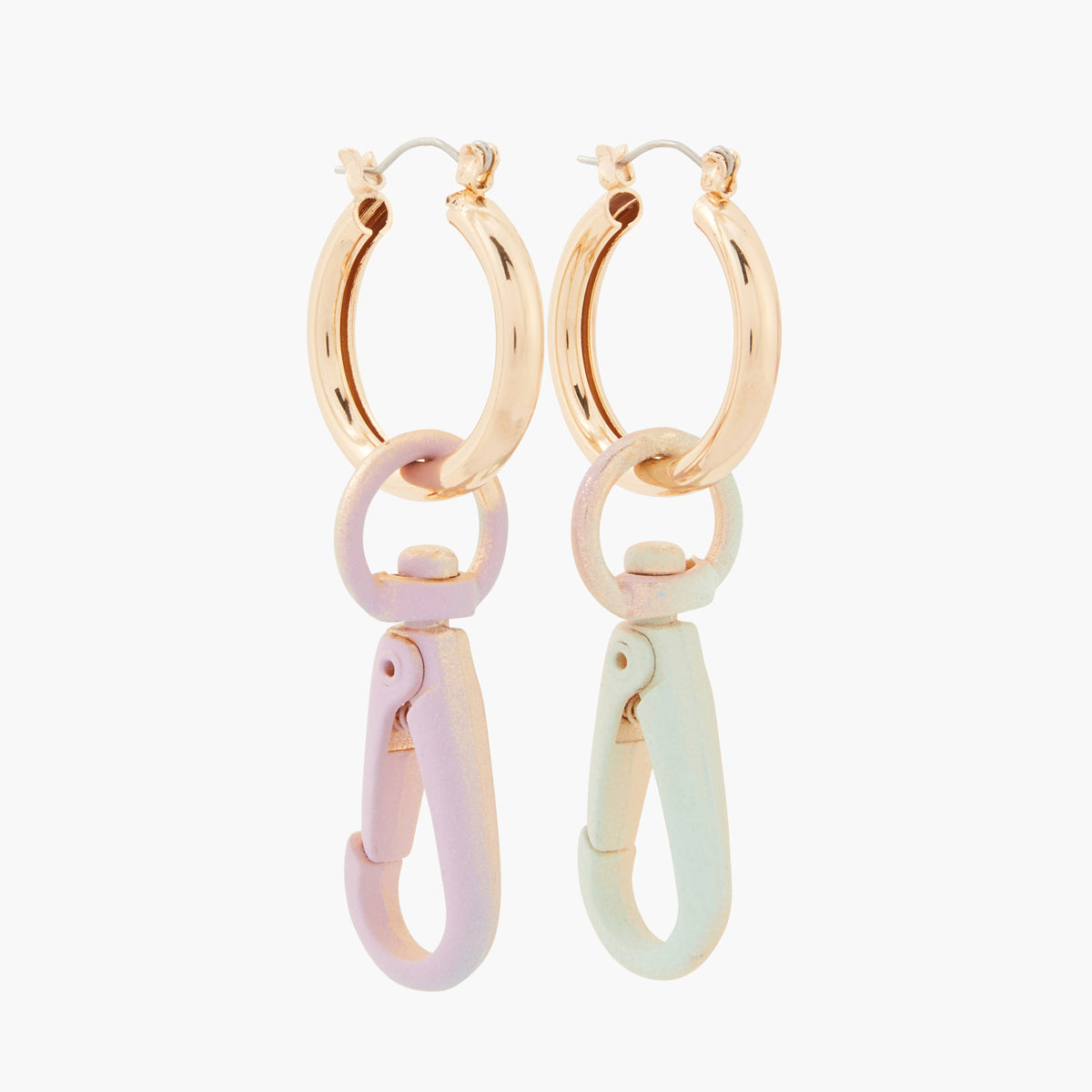 Boucles d'oreilles mousqueton Pastel Spray