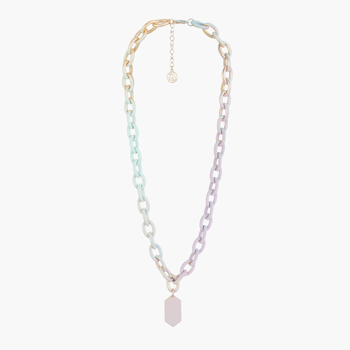 Collier pendant géométrique Pastel Spray