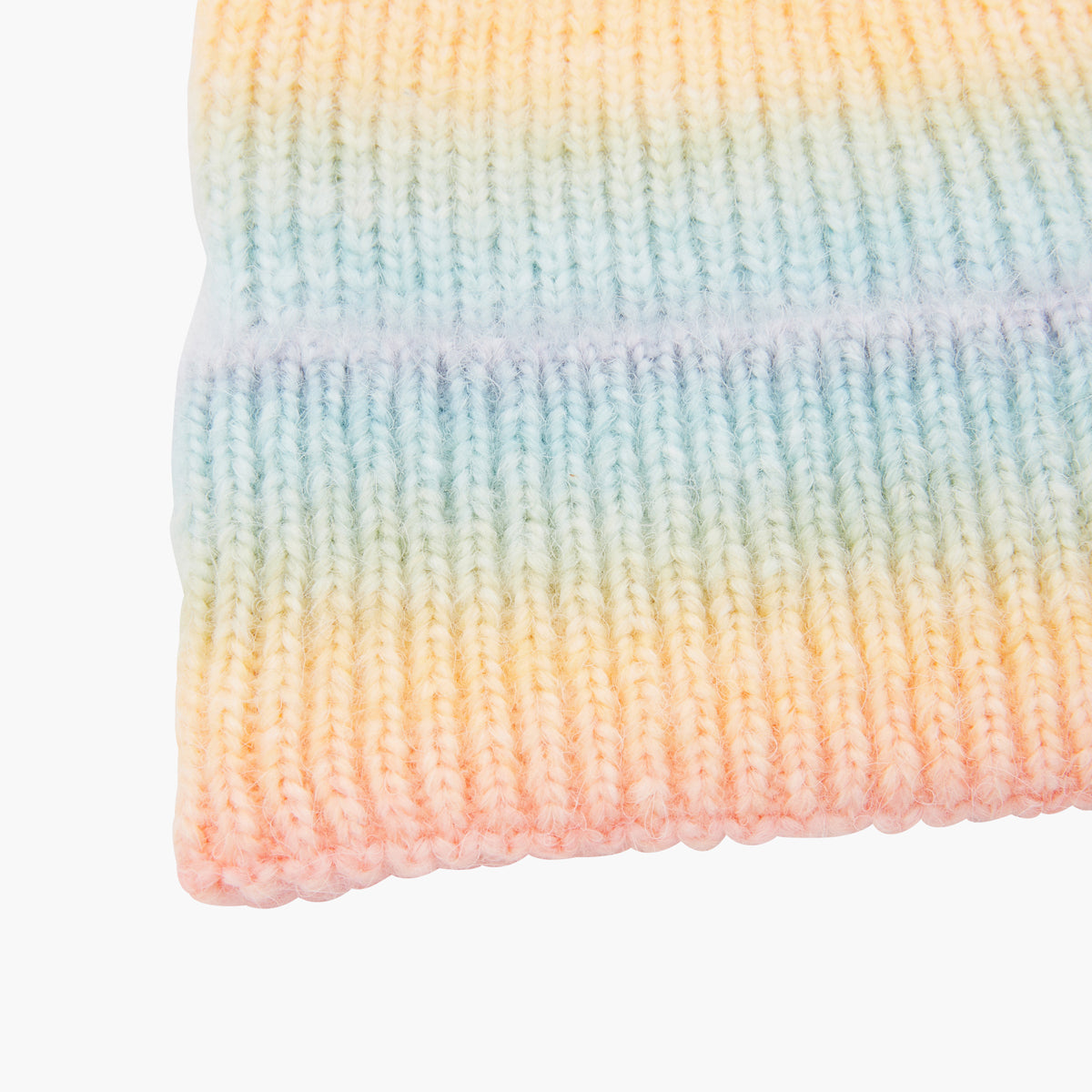 Bonnet multicolore pastel