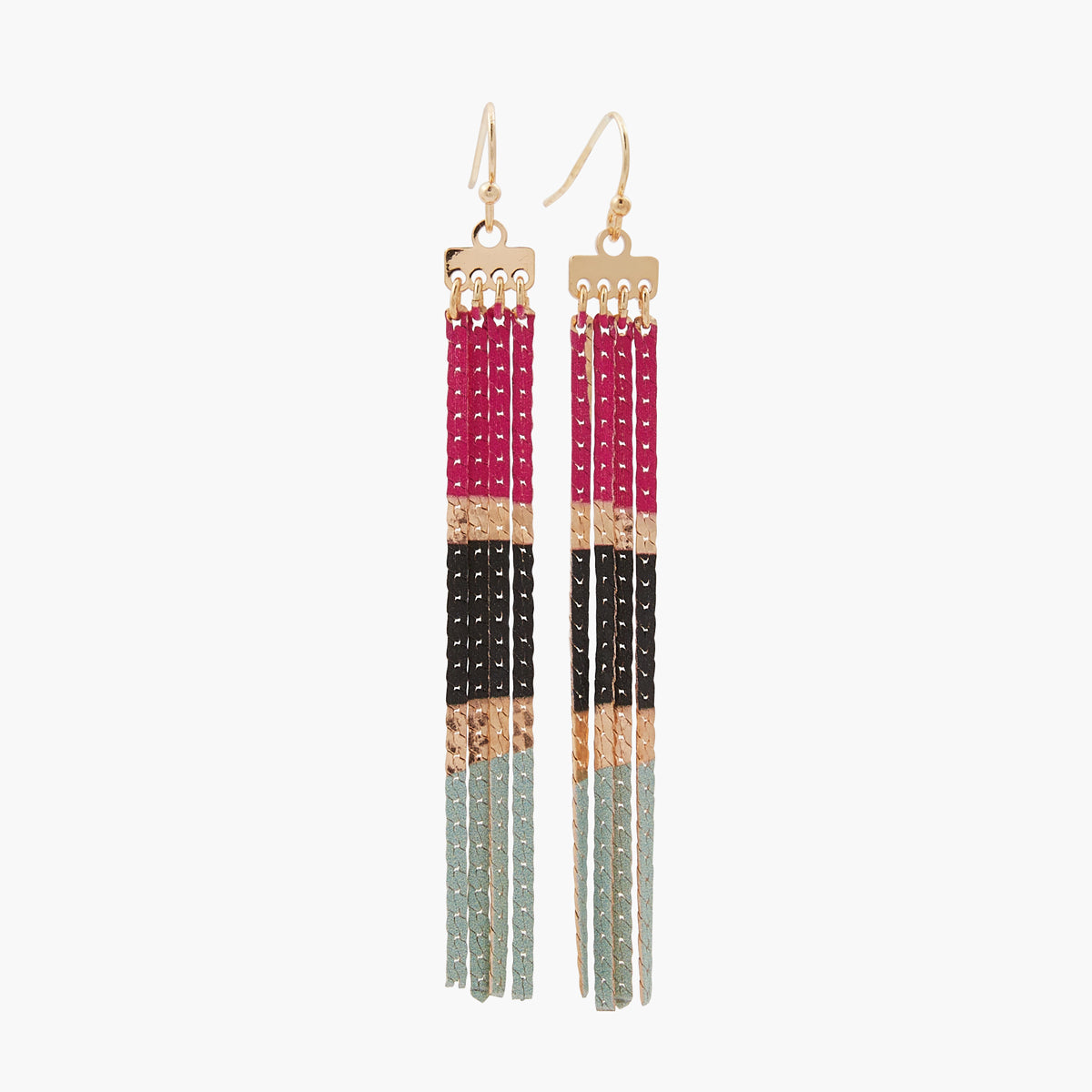 Boucles d'oreilles multi-chaine Capsule