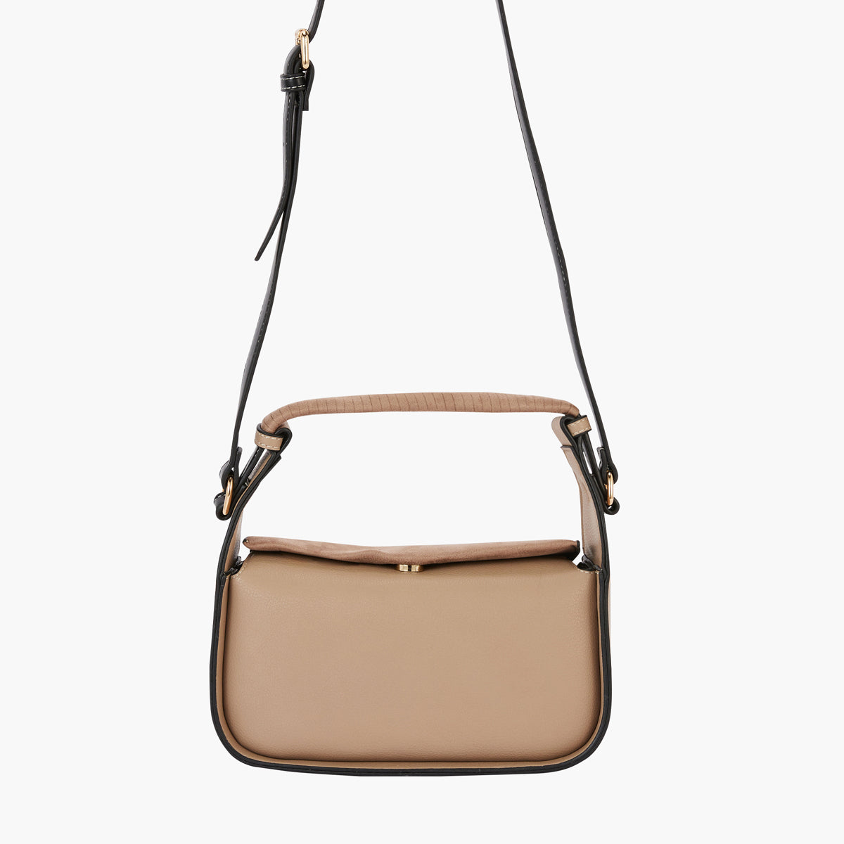 Sac baguette taupe Basic