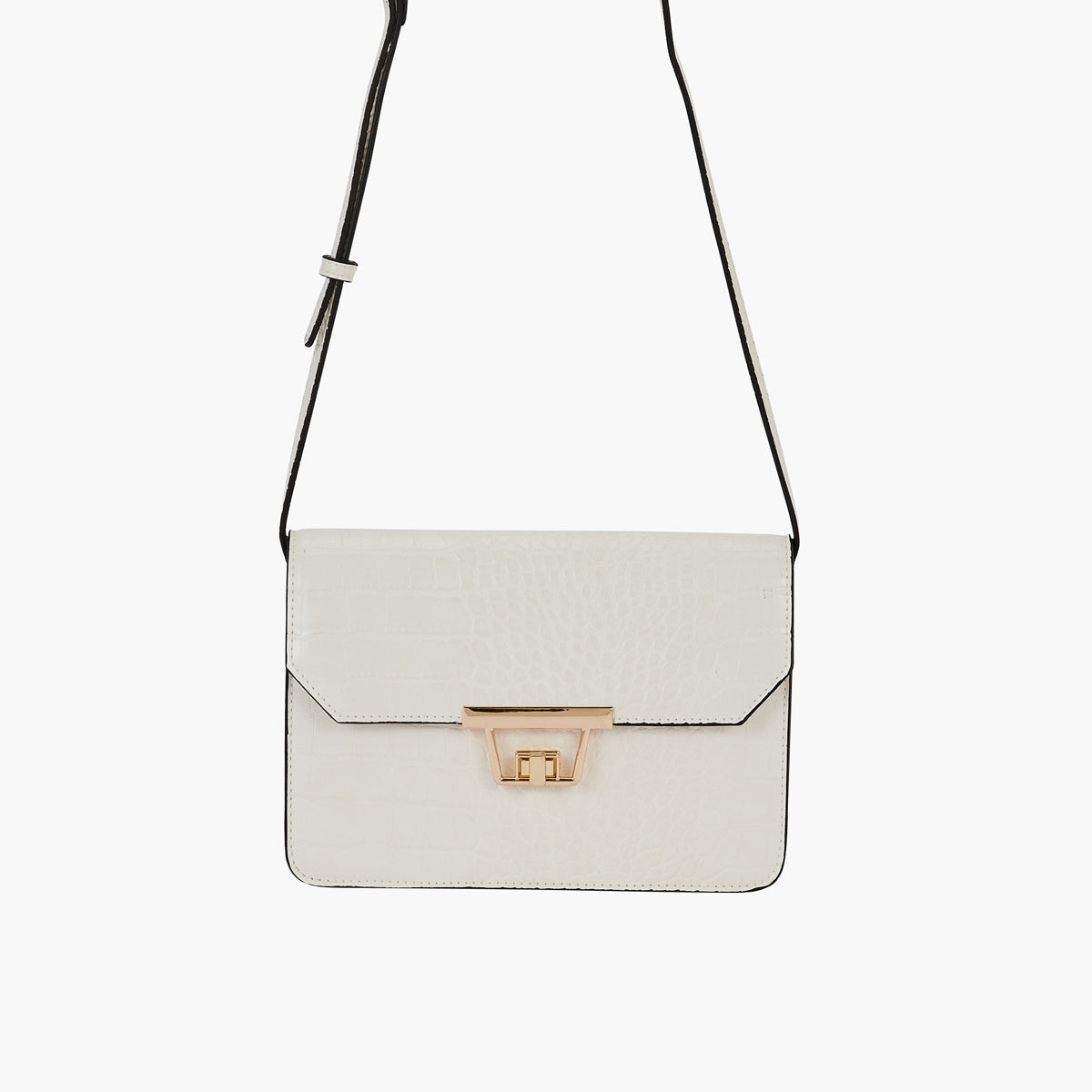 Sac bandoulière blanc City Chic