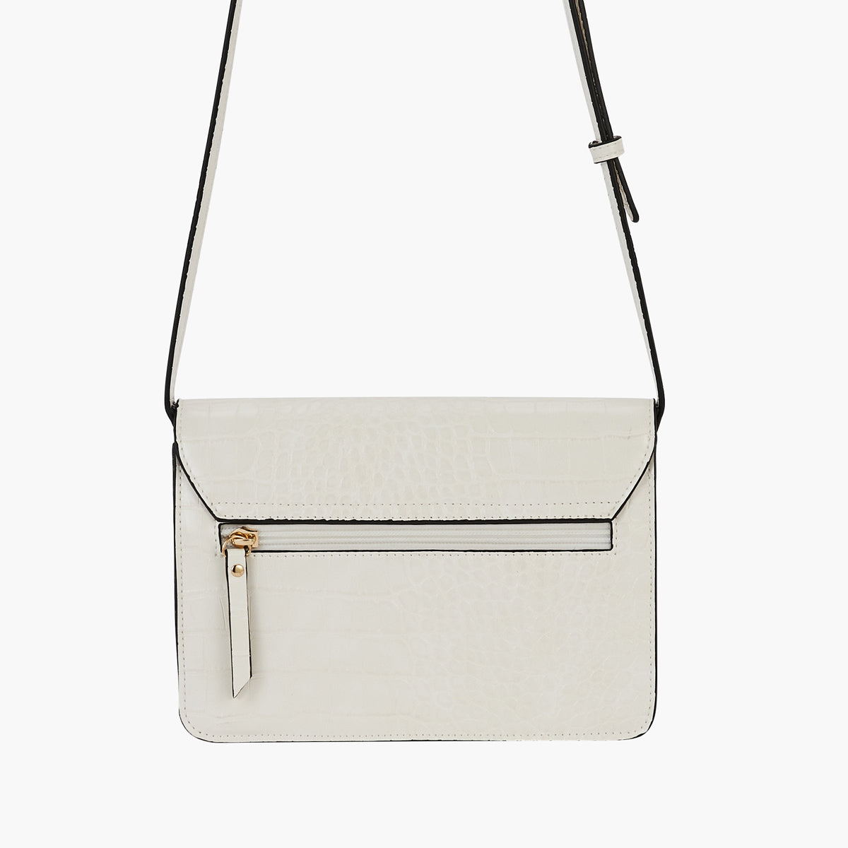 Sac bandoulière blanc City Chic