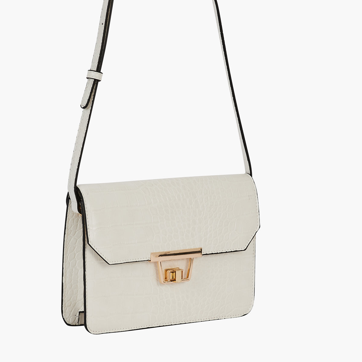 Sac bandoulière blanc City Chic