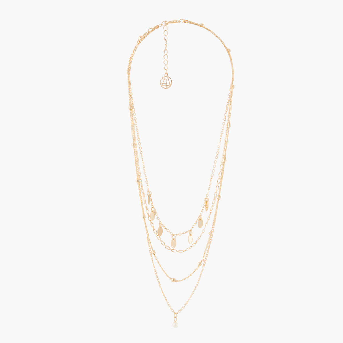 Collier 4 rangs Essentiel Perle