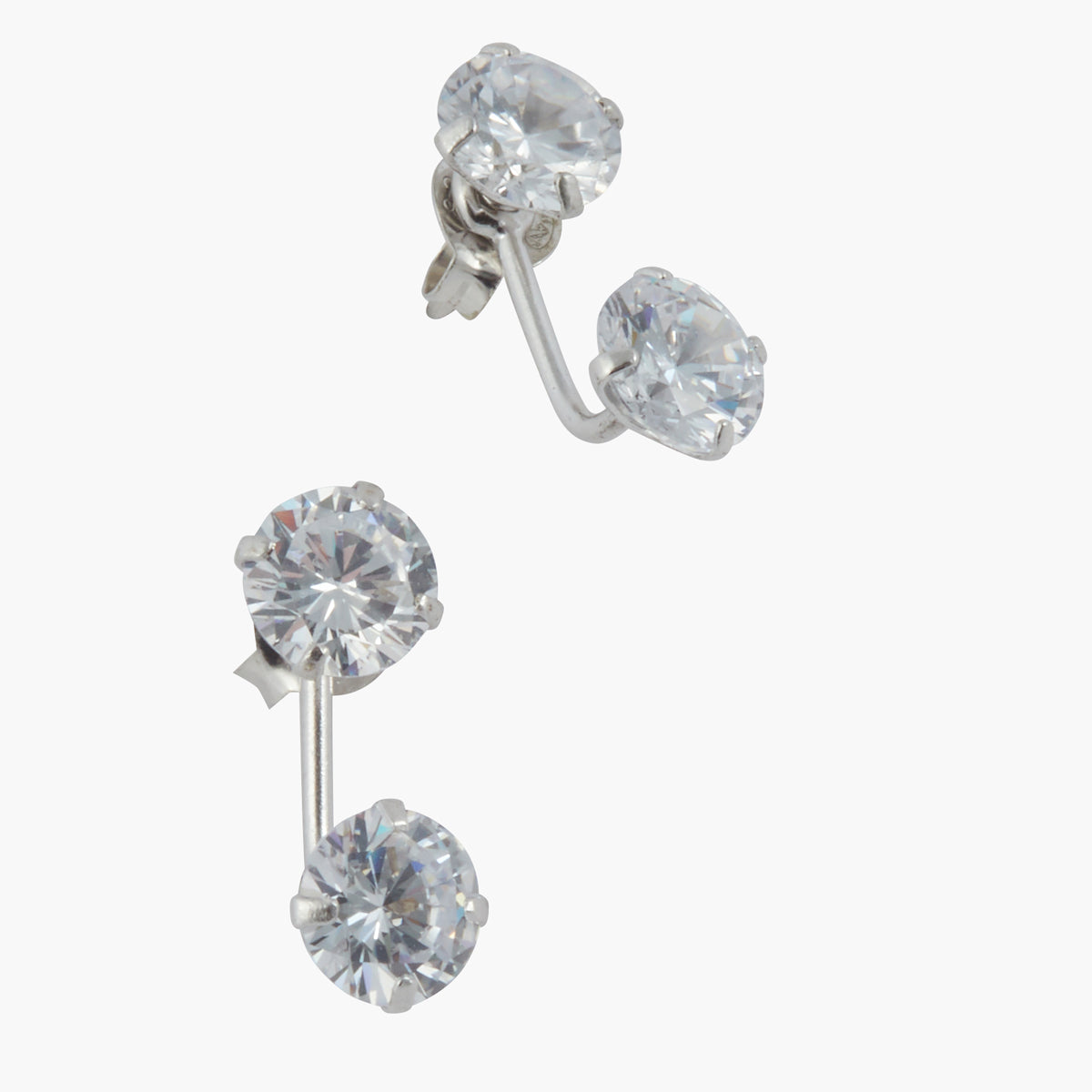 Boucles d'oreilles Argent Zirconium Garanti Silver Idol