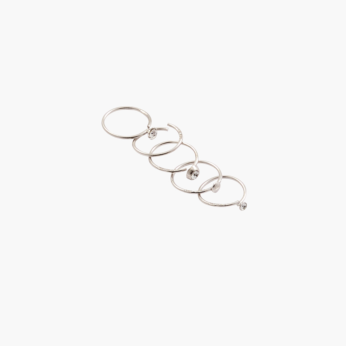 Set de piercings argent sterling Trendy Touch