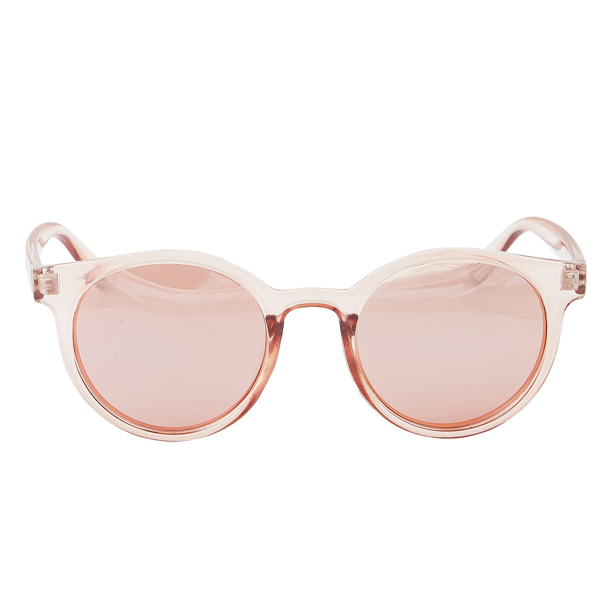 Lunettes de soleil rondes rose