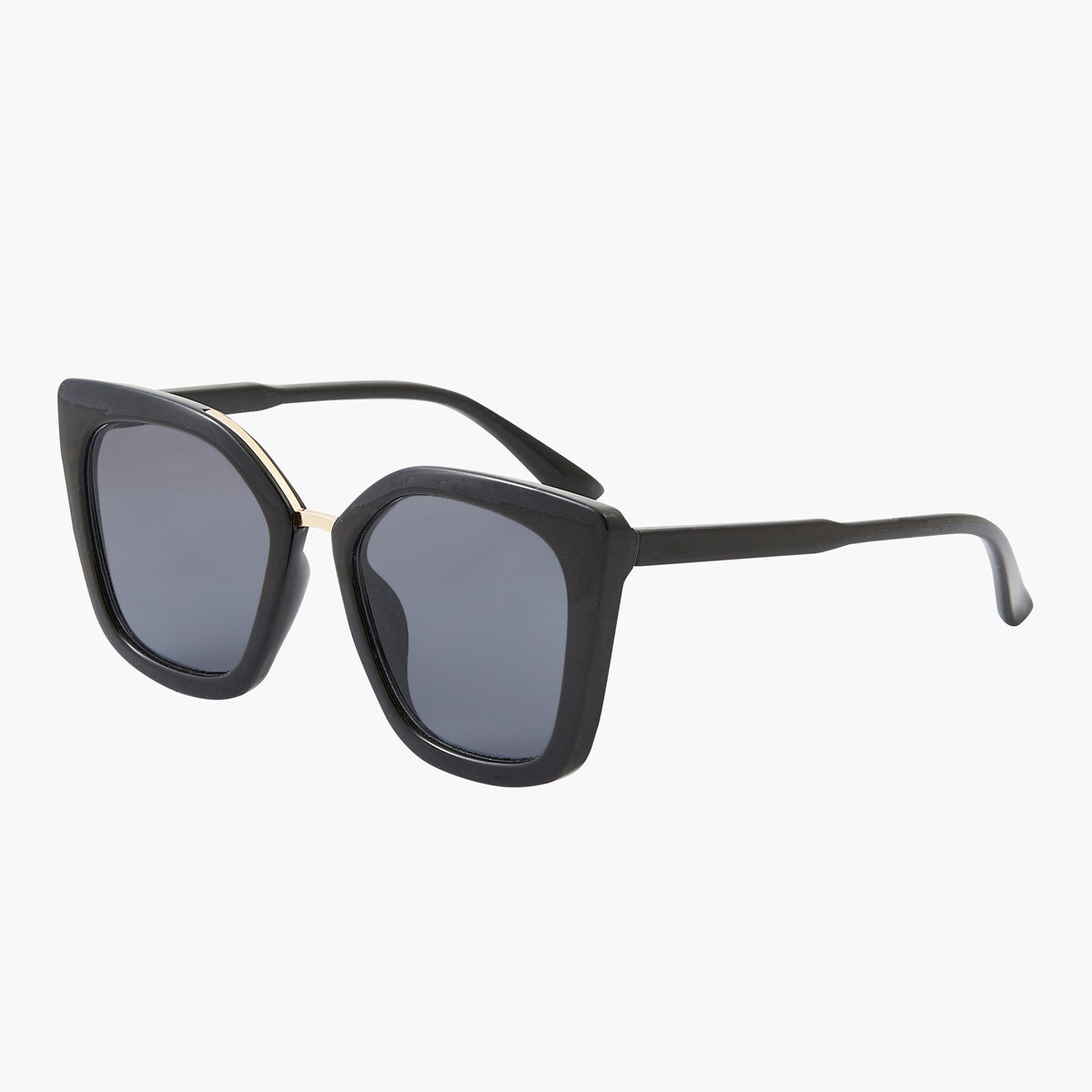 Lunettes de soleil Rectangulaire noires