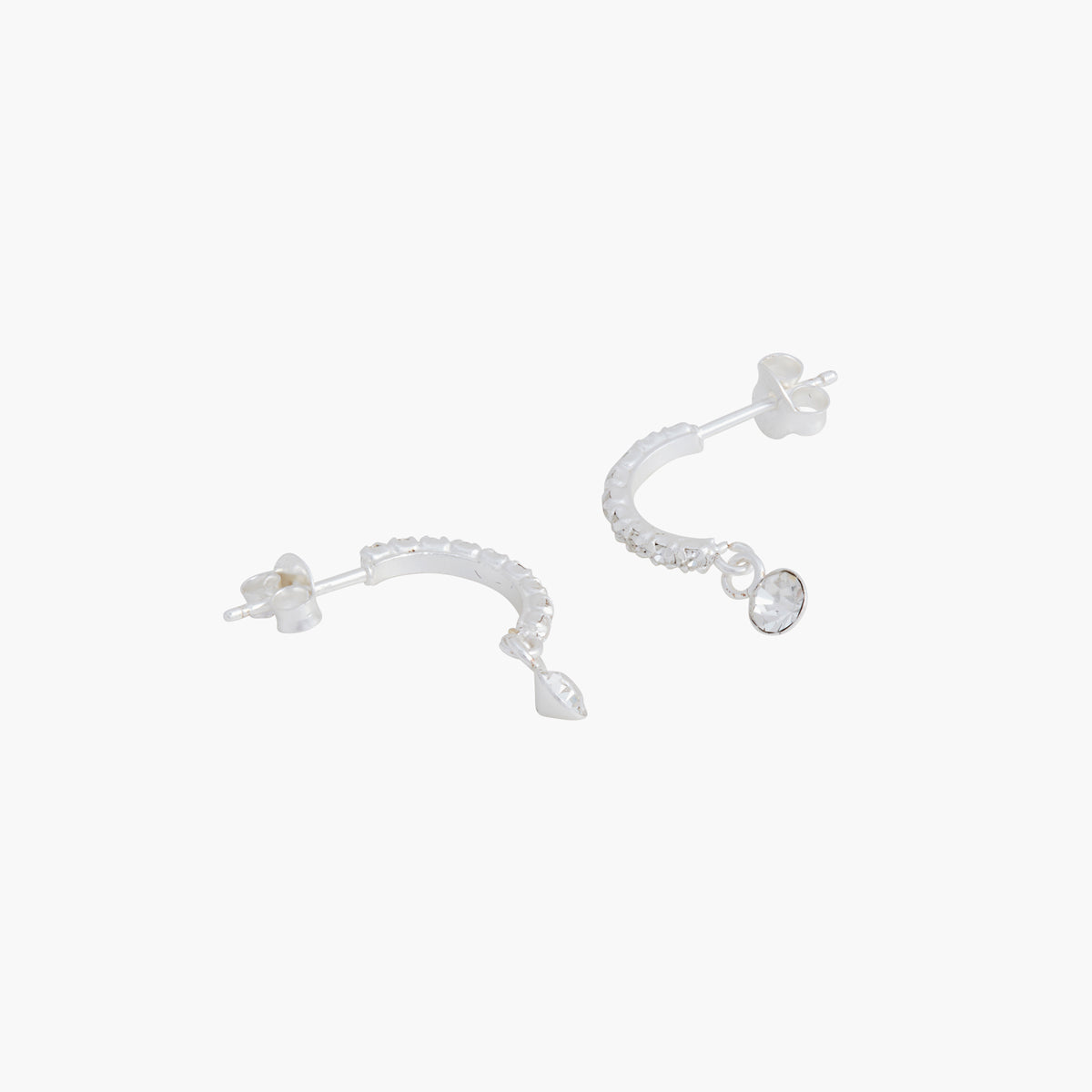 Boucles d'oreilles strass Argent Garanti