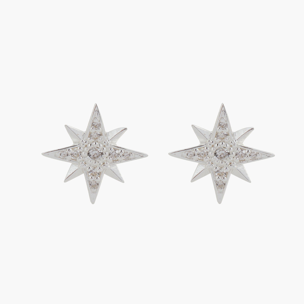 Boucles d'oreilles étoiles Argent Garanti