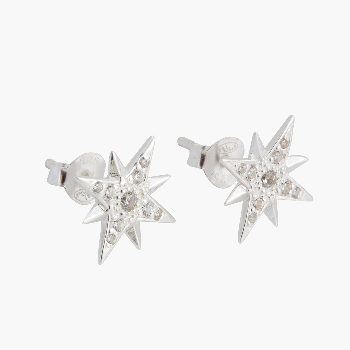 Boucles d'oreilles étoiles Argent Garanti