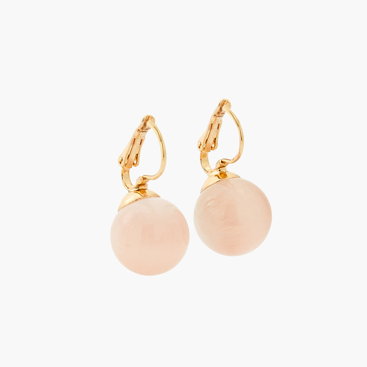 Boucles d'oreilles dormeuses - nude