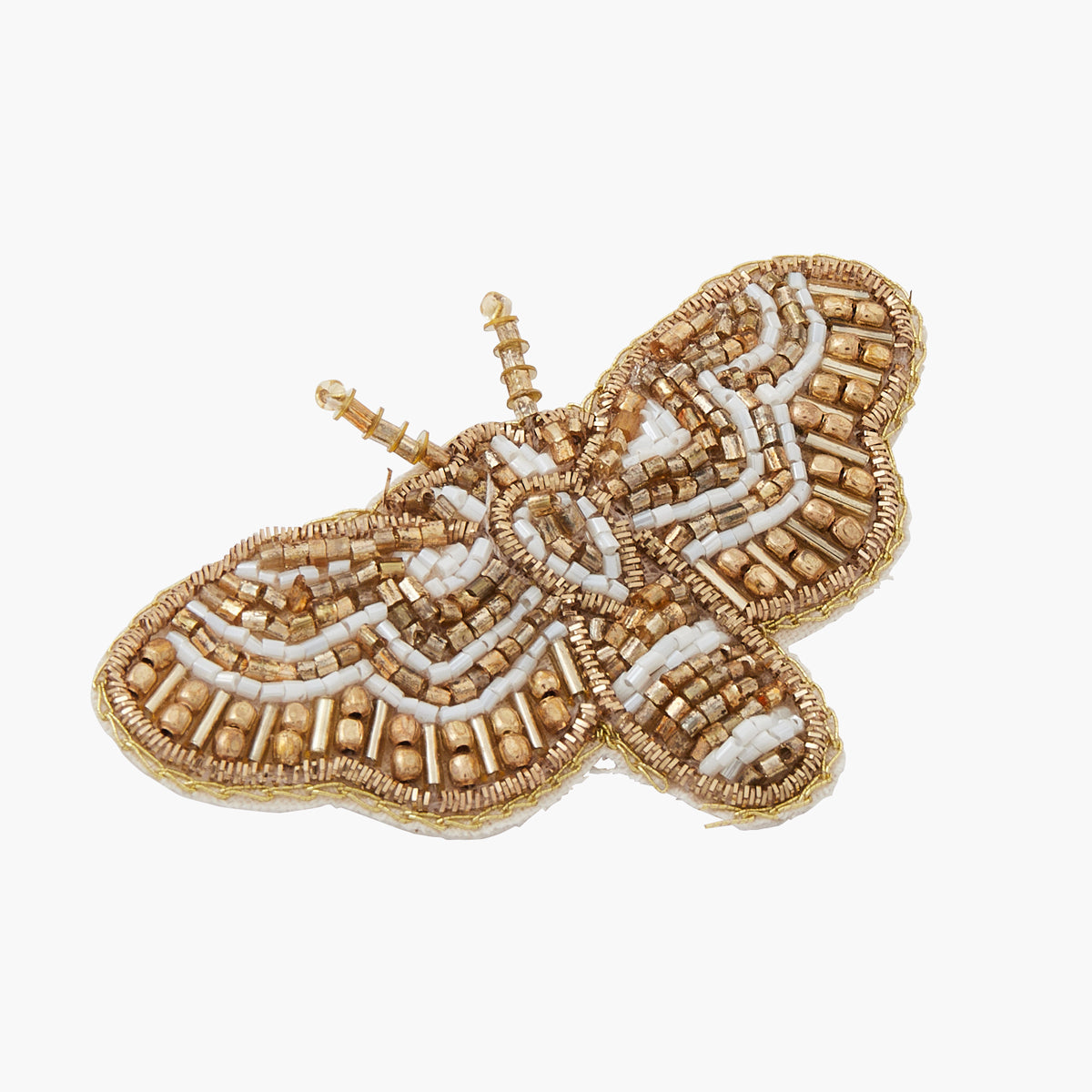 Broche libellule perles de rocailles