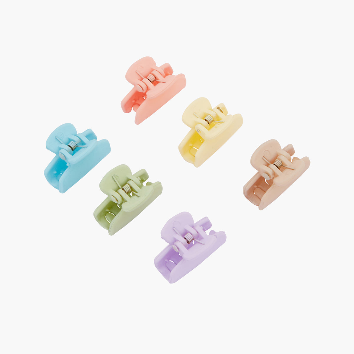 Set de 6 petites barrettes