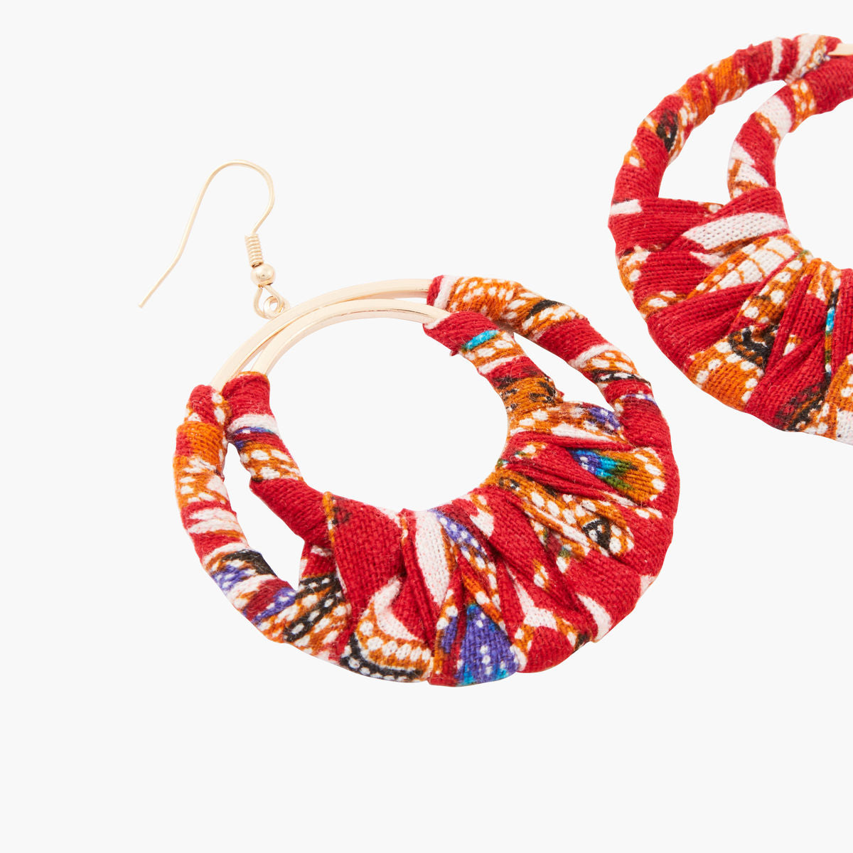 Boucles d'oreilles tissus Medina Mix