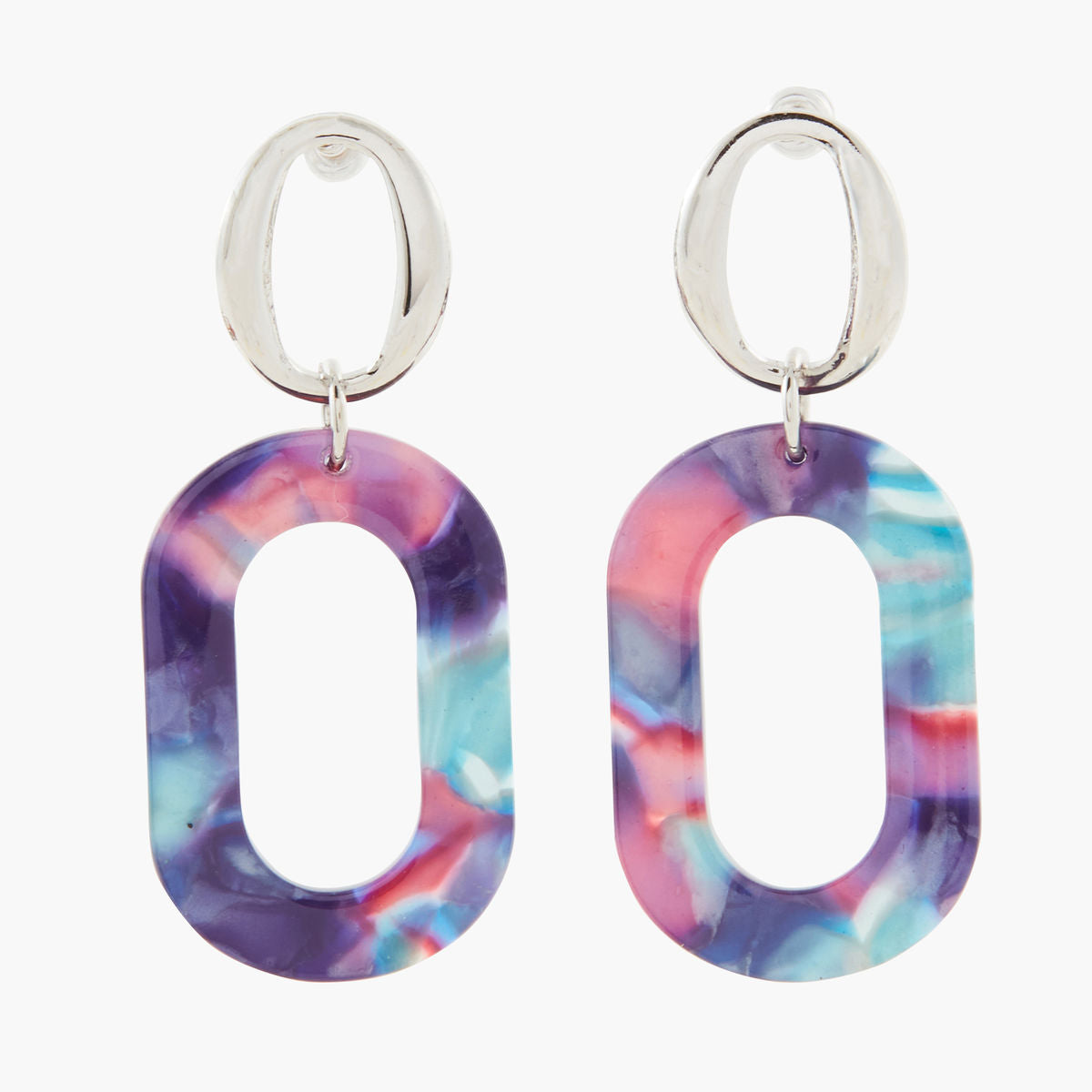 Boucles d'oreilles ovales Urban Pop