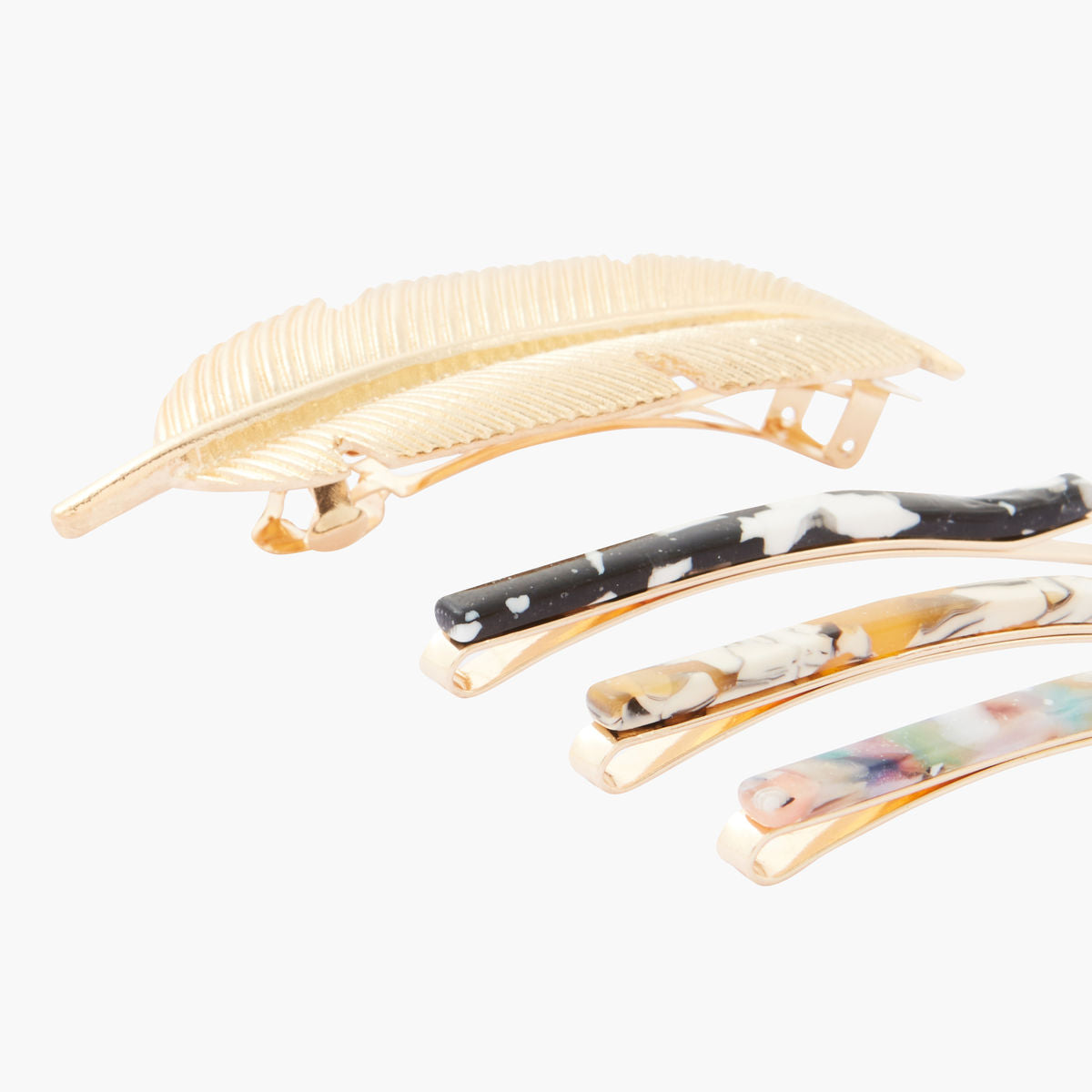 Set de 4 barrettes Hair