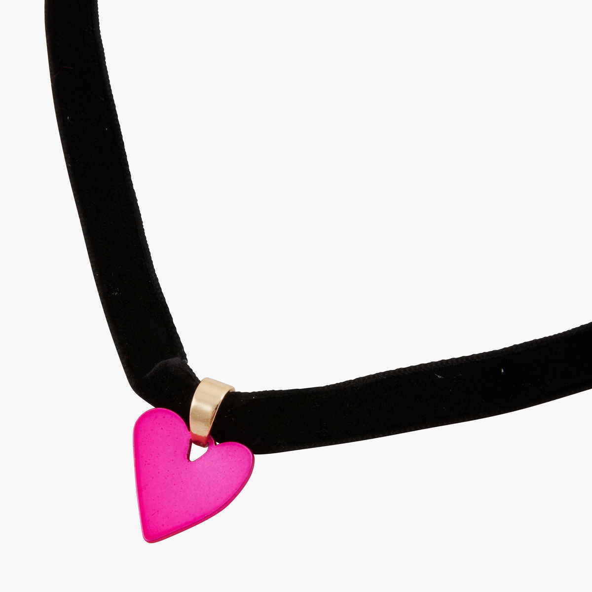 Chocker velour noir et cœur Self Love Club